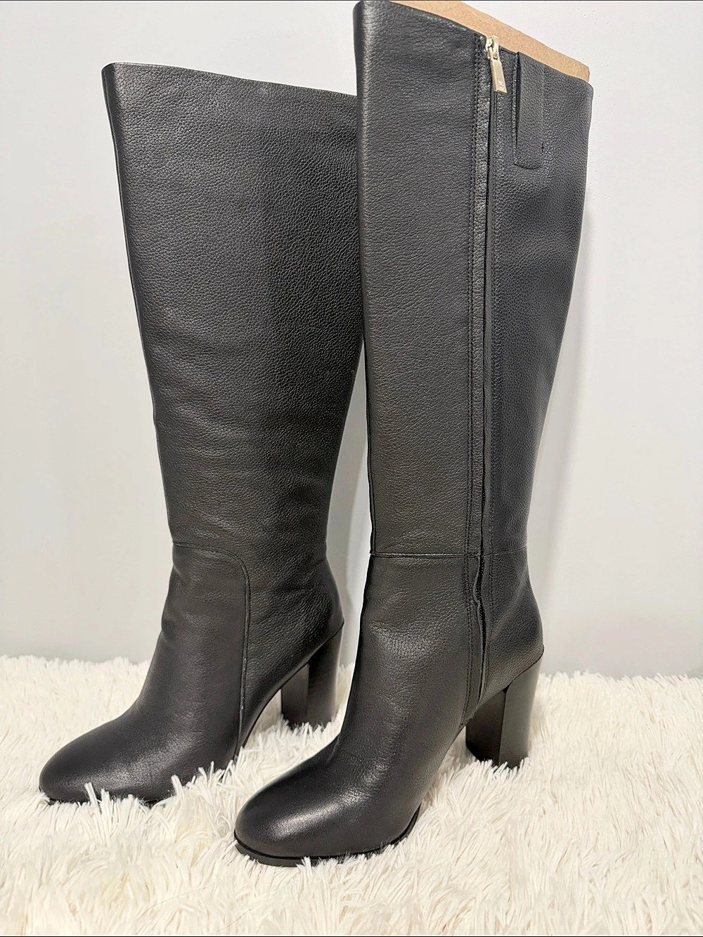 Kenneth Cole Justin Black Heeled Boots